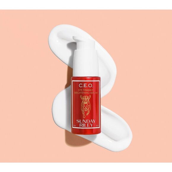 C.E.O. 15% Vitamin C BRIGHTENING SERUM - SUNDAY RILEY - Picture 1 of 5